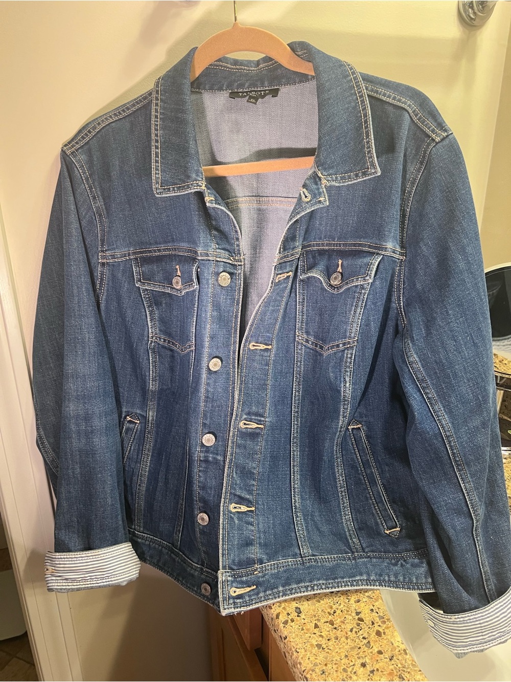 Talbots Plus Light Blue Denim Jacket 2X